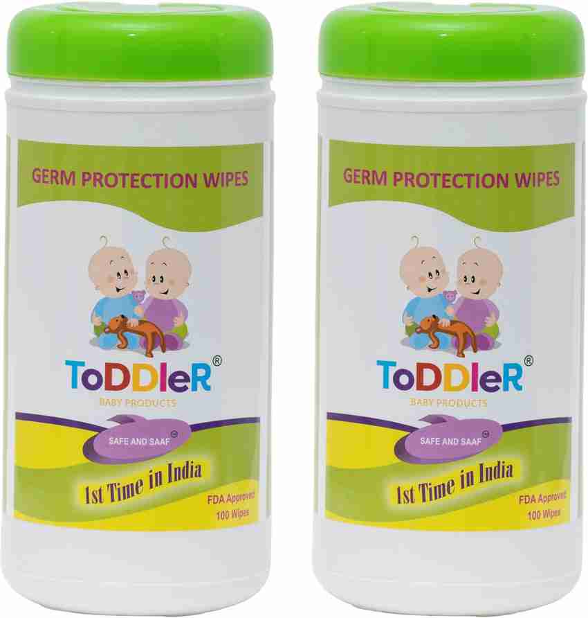 TODDLER BABY PRODUCTS Germ Protection Wet Wipes for Skin