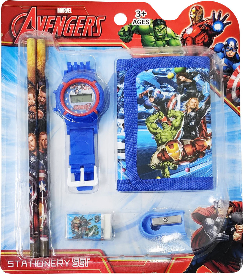 Flipkart Parteet Mix Stationery Gift Set with Wrist Watch