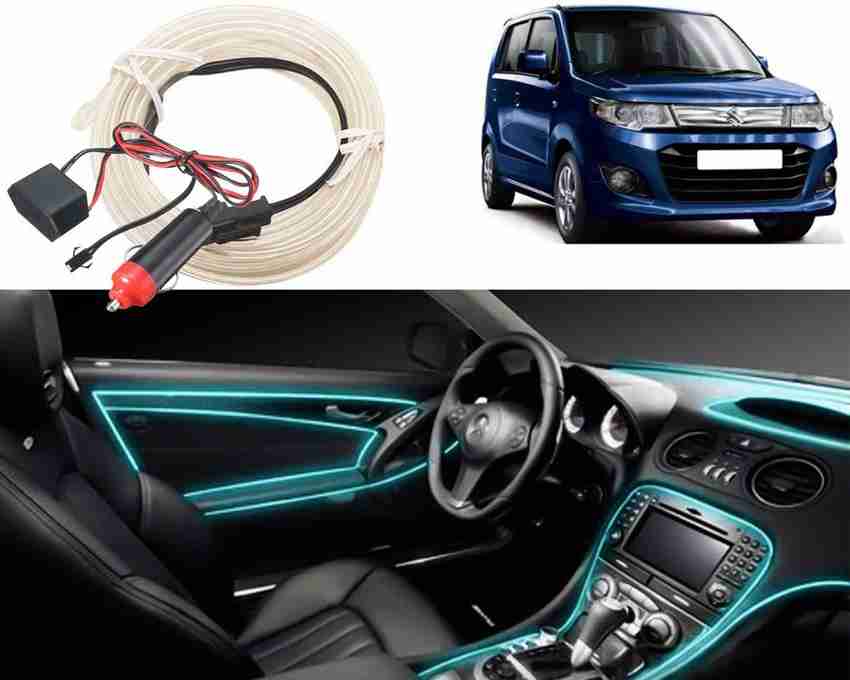 Ice blue interior shop car lights