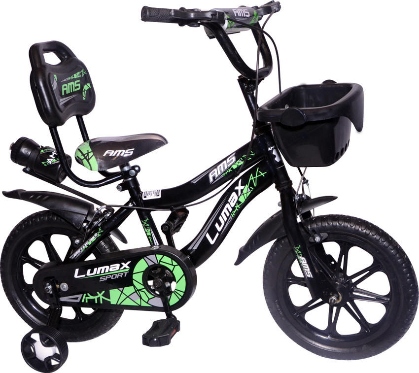 AMS Kids bicycles green color For 2 to 5 Years Semi Assembled 14 T