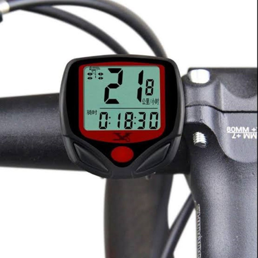 Huayue 15 Function Cycle Speedometer Digital LCD Speedometer for Bicycle Bike Meter Wired Cyclocomputer