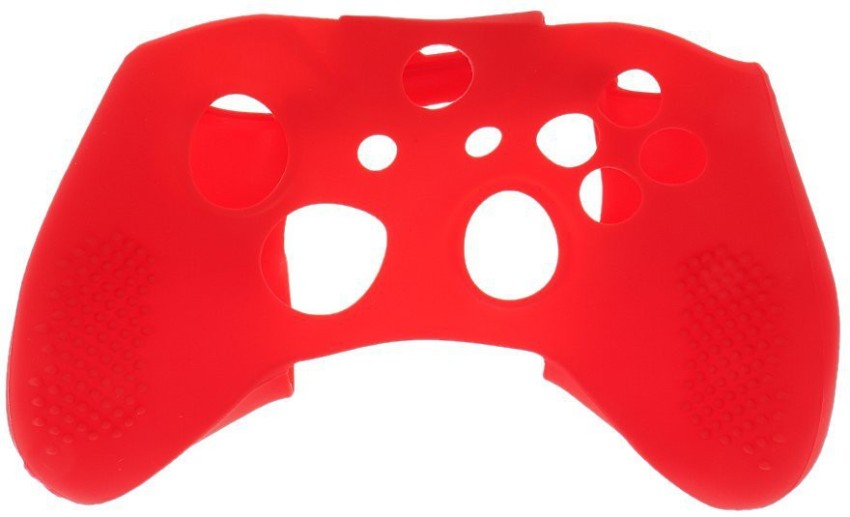 microware Anti-Slip Soft Game Silicone Gel Grip Cover Sleeve Skin for Xbox  One S Controller Red Gaming Accessory Kit - microware 