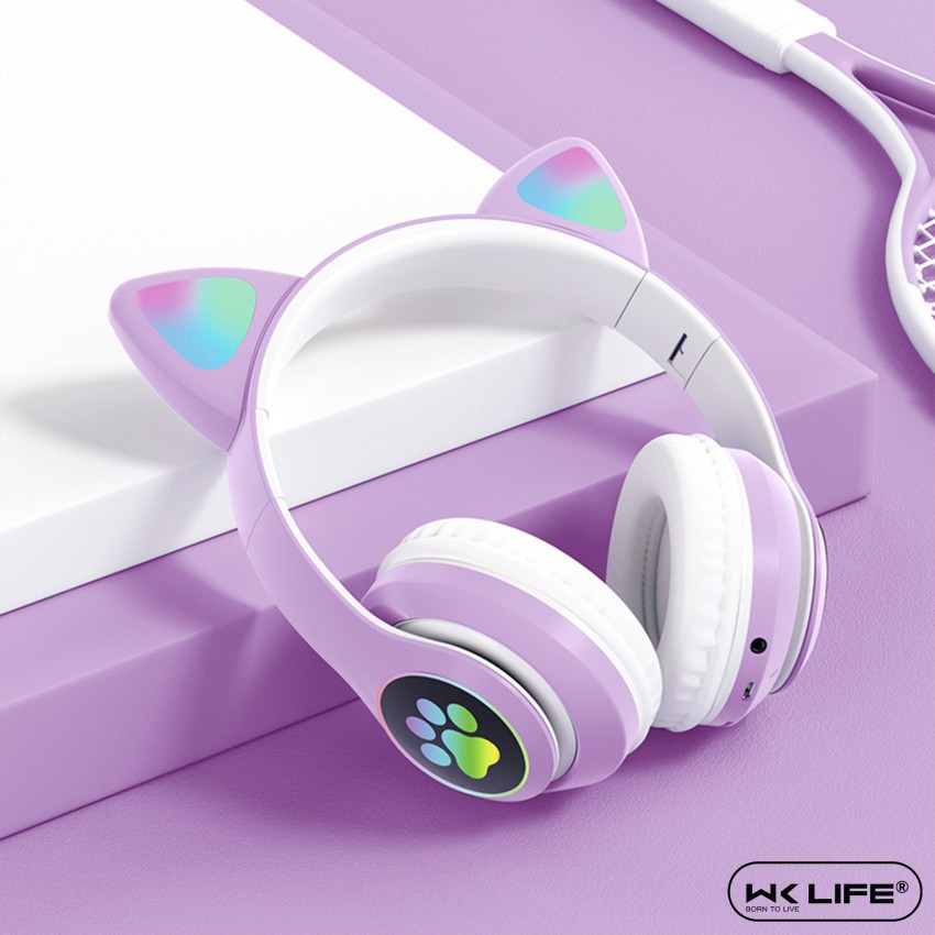 Purple discount headphones bluetooth