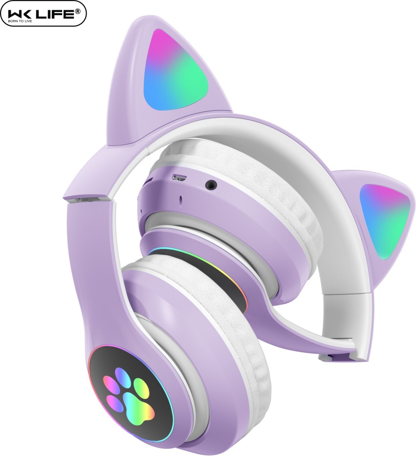 Purple headset best sale