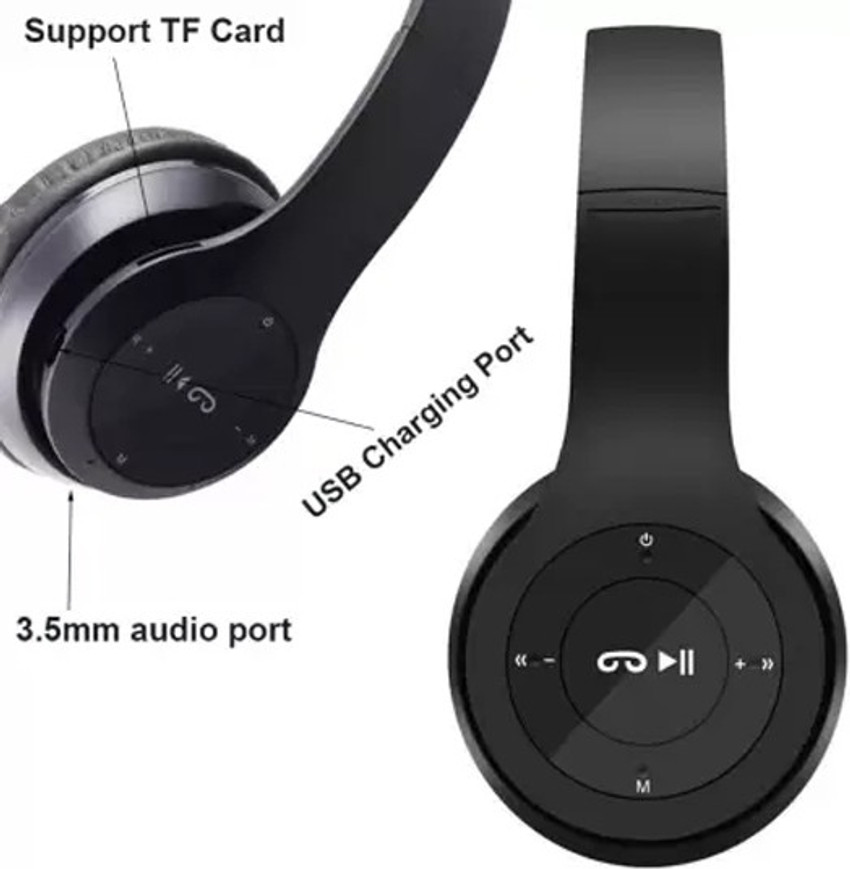 Usb port top headset with mic