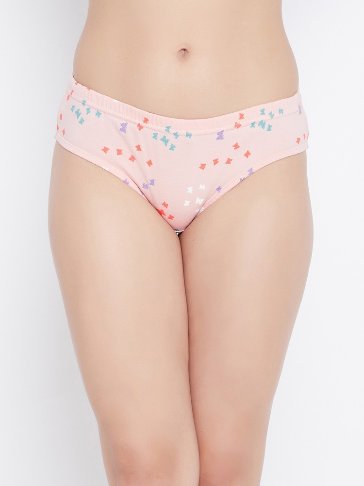 Buy online Pink Printed Hipster Panty from lingerie for Women by Clovia for  ₹300 at 40% off