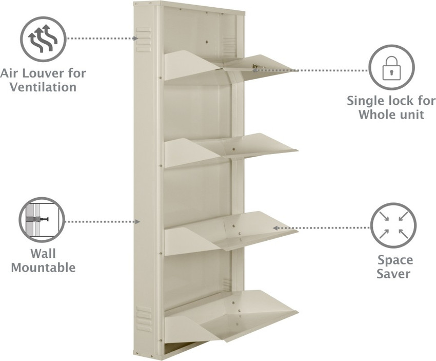 Delite kom store metal shoe rack