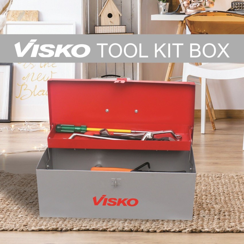 VISKO 334 Metal Tool Box 2 Compartment 334 Metal Tool Box 2 Compartment  Tool Box Price in India - Buy VISKO 334 Metal Tool Box 2 Compartment 334  Metal Tool Box 2 Compartment Tool Box online at
