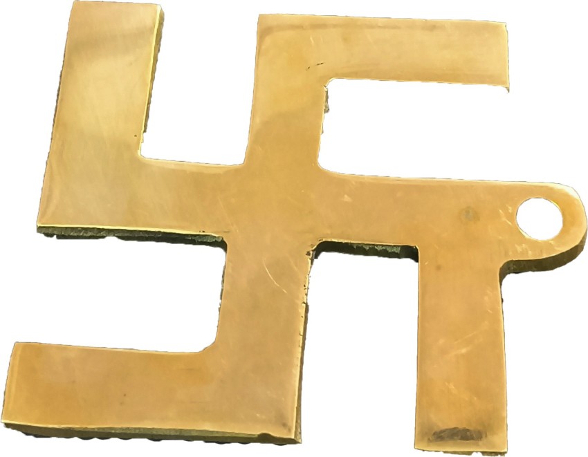 PURAVEDIC Hindu Lucky Symbol Swastik Pure Brass Wall Hanging For Vastu and Good  Luck Price in India - Buy PURAVEDIC Hindu Lucky Symbol Swastik Pure Brass  Wall Hanging For Vastu and Good