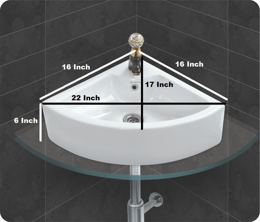 Corner wash basin sale