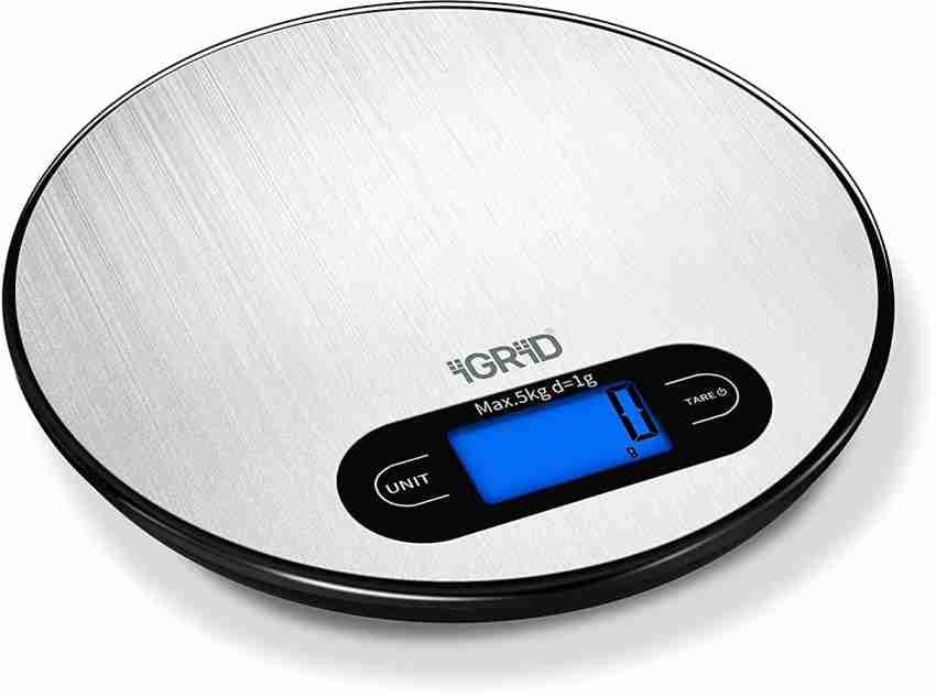 Digital Kitchen Scale Smart Digital Scale Precision Electronic Scale  Stainless Steel Weighing Table Tops, Tare Function, 5kg/11lbs,  Multifunctional Fo