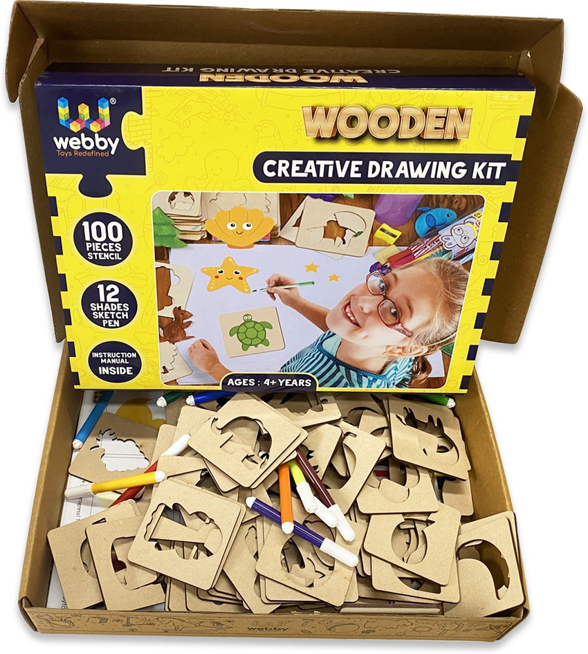 Painting shop wood toys