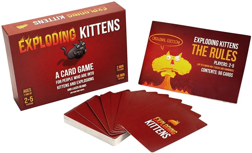 Craveon Exploding Kittens Card Game For Adults - Exploding Kittens