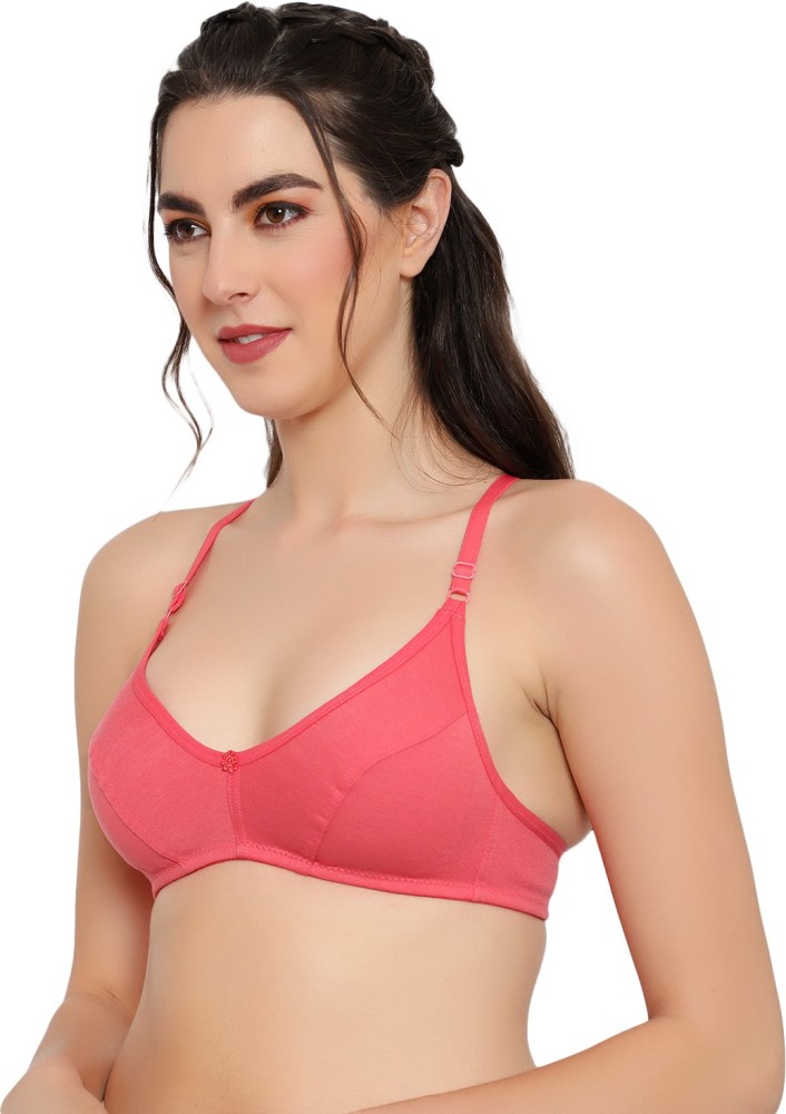 ORNELA Women's Cotton Non Padded Non-Wired Regular Bra (Pack of 3