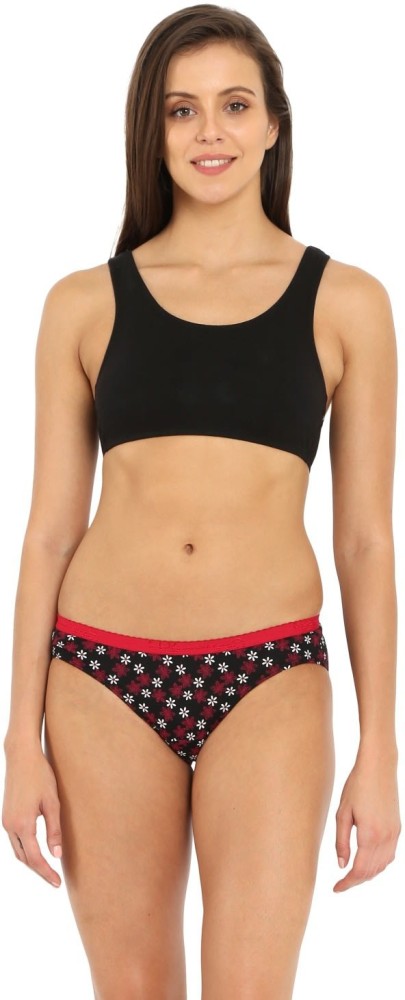 JOCKEY 1382 Low Impact Padded Racerback Sports Bra Prints S (Black  Assorted) in Delhi at best price by Gagan Collections. - Justdial