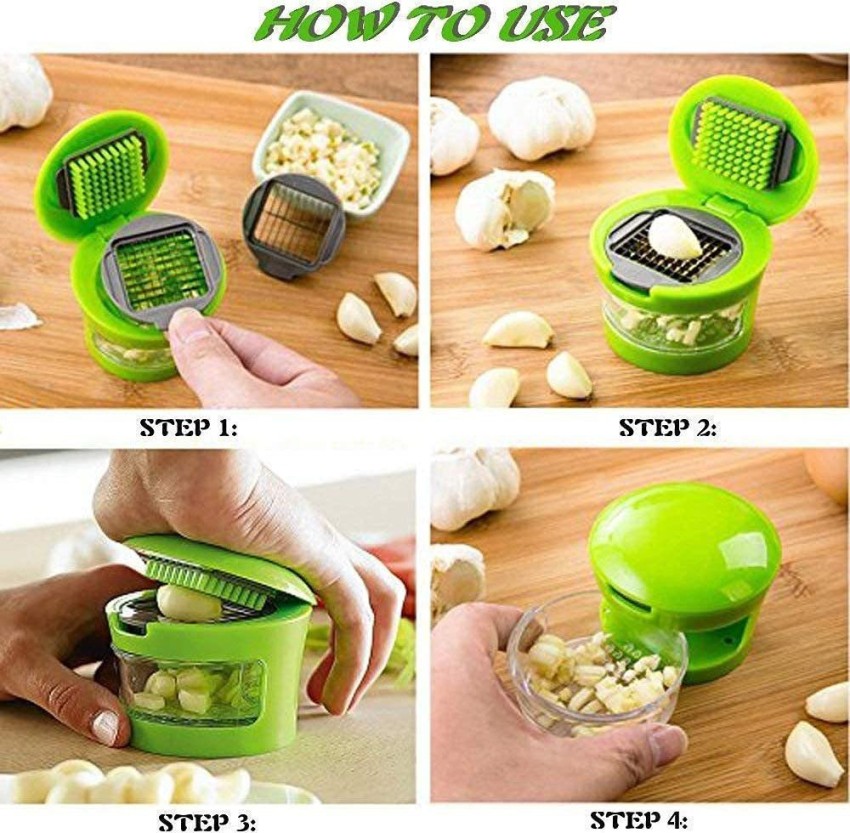 Buy JNSM Stainless Steel Garlic Presser, Garlic Press Crusher for Kitchen