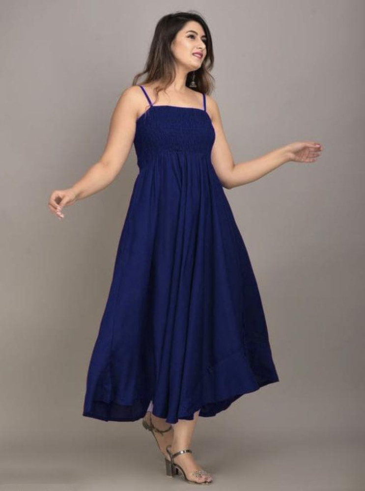 arg fashion Women Maxi Dark Blue Dress Buy arg fashion Women
