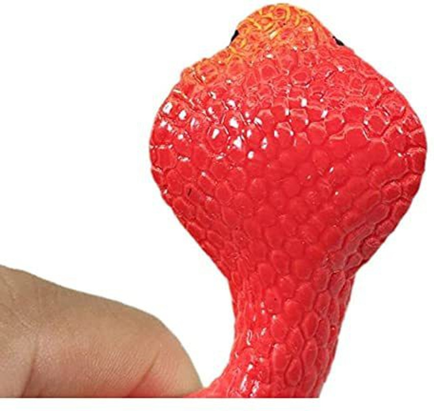 VEDANSHI Realistic Rubber Snake Toy Round Cobra - Red - Realistic Rubber  Snake Toy Round Cobra - Red . Buy Rubber Snake toys in India. shop for  VEDANSHI products in India.