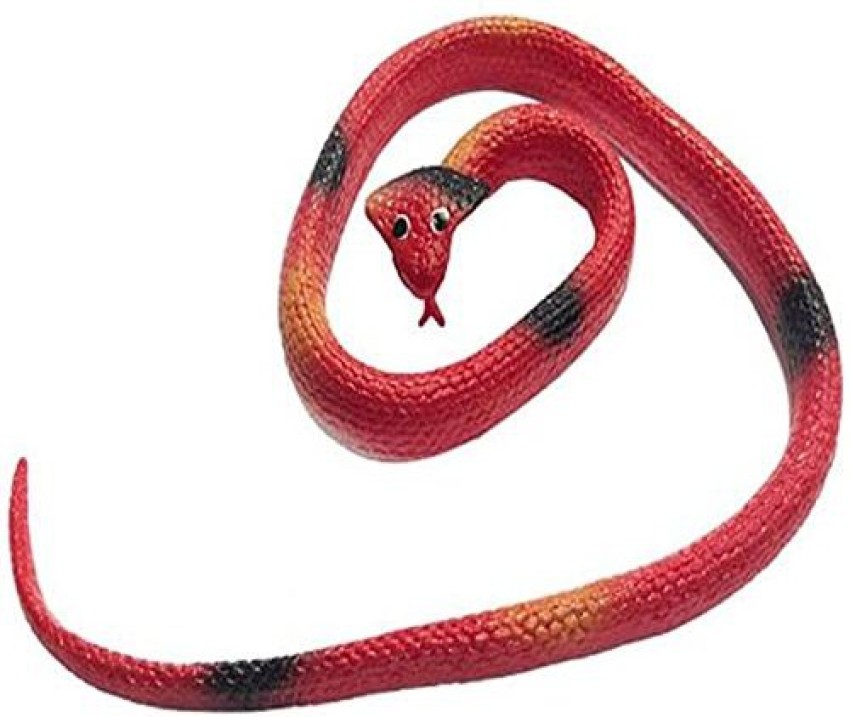 VEDANSHI Realistic Rubber Snake Toy Round Cobra - Red - Realistic Rubber  Snake Toy Round Cobra - Red . Buy Rubber Snake toys in India. shop for  VEDANSHI products in India.