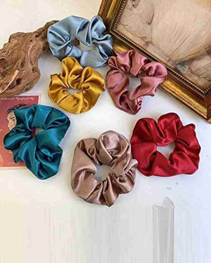 High Profile Trendy Elastic Satin Silk Fabric Ponytail Hair