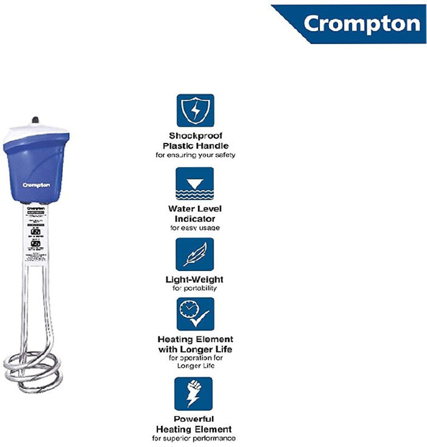 Crompton ACGIH-IHL-251 1500 W Immersion Heater Rod Price in India - Buy  Crompton ACGIH-IHL-251 1500 W Immersion Heater Rod online at Flipkart.com