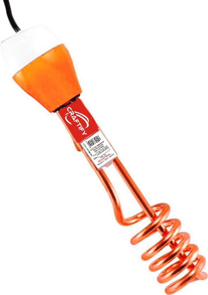 CRAFTIFY Copper Premium Quality ISI Mark Water-Proof u0026 Shock- Proof 1500 W Immersion  Heater Rod Price in India - Buy CRAFTIFY Copper Premium Quality ISI Mark  Water-Proof u0026 Shock- Proof 1500 W