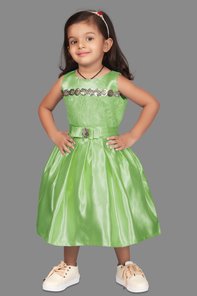 Top  Hit New Frocks Heavy Material QualityLatest New arrival Baby Girl  Green color Frocks and