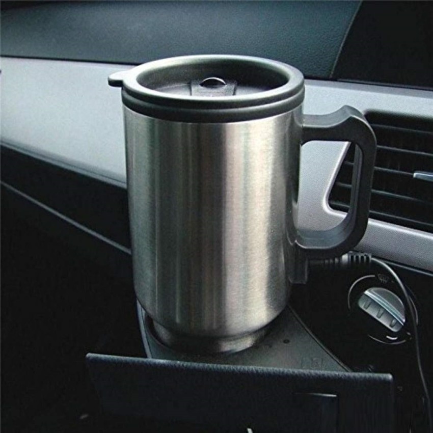 WONDERWORLD ® 12V Car Heating Cup Auto Adapter Heated Travel Mug Stainless  Steel Thermos with Airtight Lid Electric Kettle Price in India - Buy  WONDERWORLD ® 12V Car Heating Cup Auto Adapter