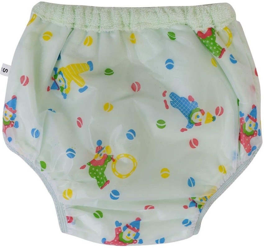 Buy Dappi Waterproof 100 Nylon Diaper Pants 2 Pack White Small Online  at Low Prices in India  Amazonin