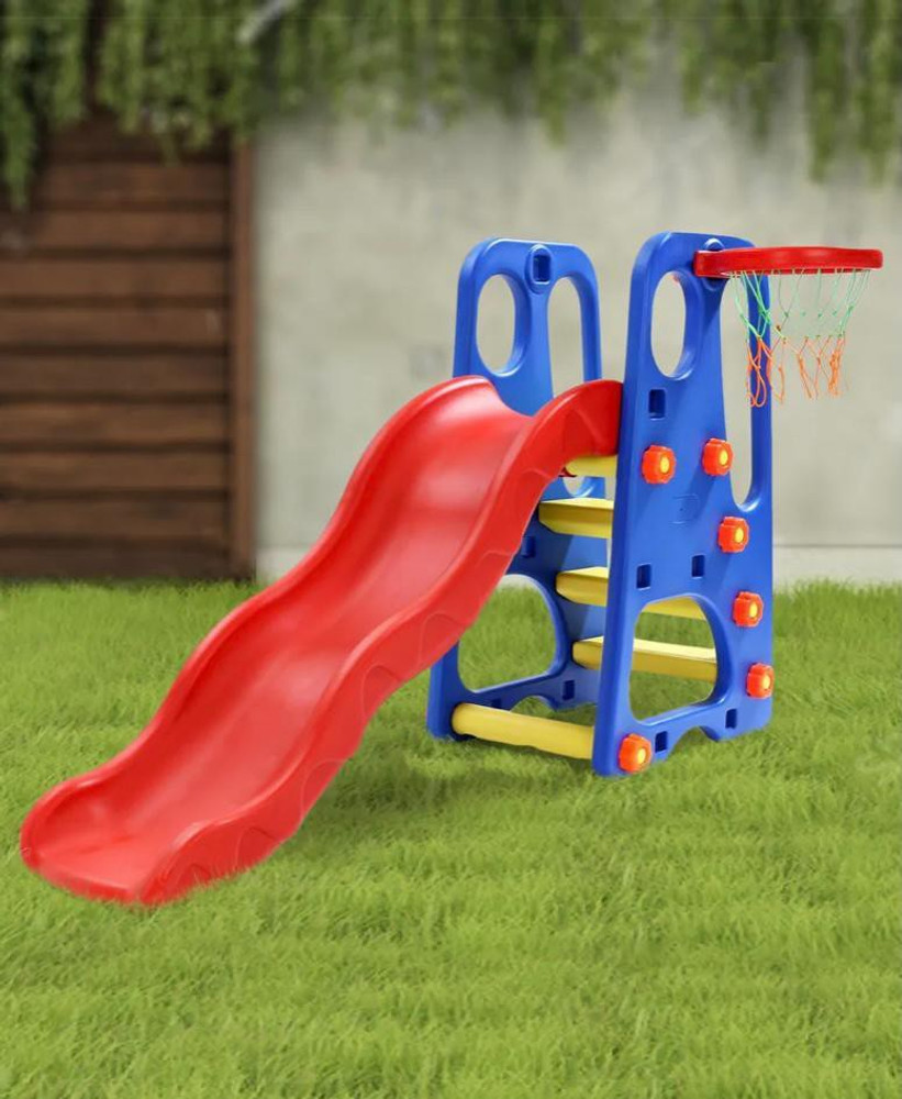 Plastic garden shop slide