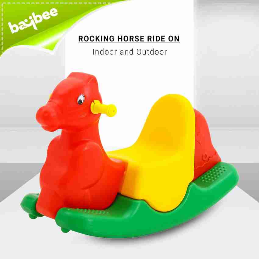 baybee Horse toys for baby Baby Rocking for Kids Toddlers Baby Rocking Toys for Kids Plastic Horse Ride on Toy Rockers for Kids Rocker for baby Horse toys for Kids Baby Rocking Chair for Kids Horse to...