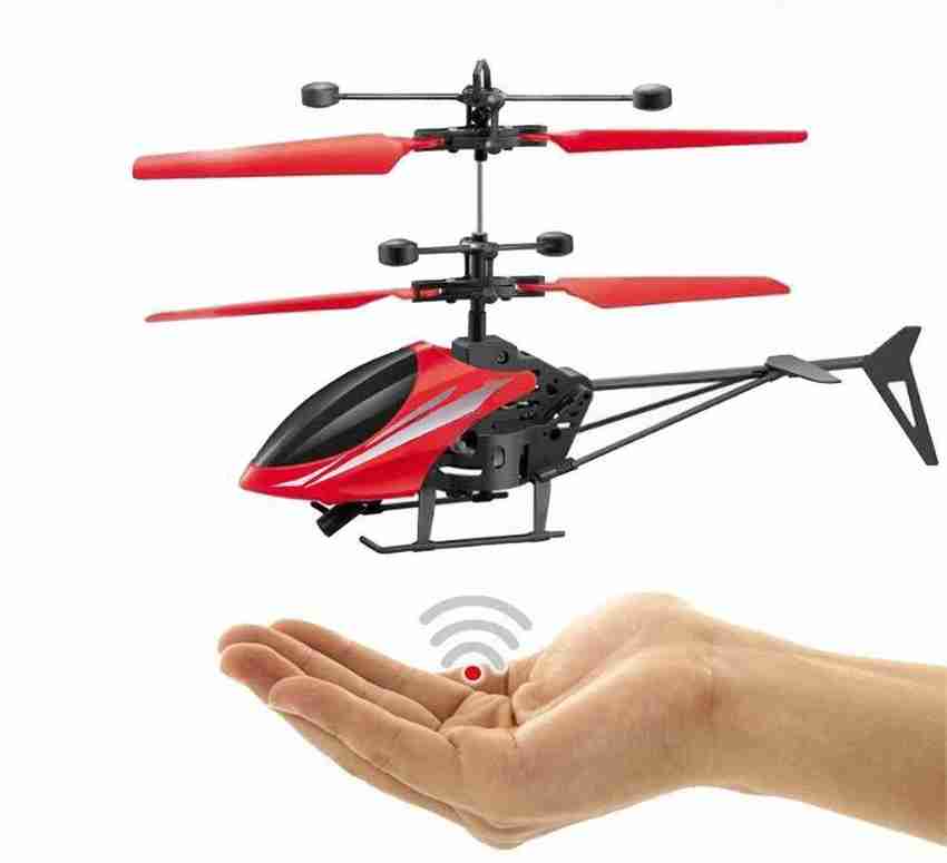 Virtual Khariddari Hand Sensor Helicopter for Boys and Girls Multicolor
