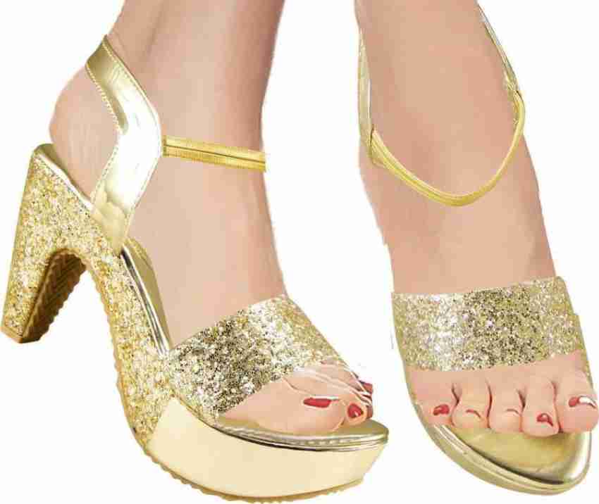 Theme United Women Gold Heels Buy Theme United Women Gold Heels