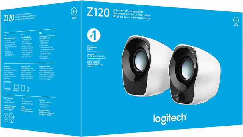 Buy Logitech Z120 Compact Stereo USB Powered 2 W Laptop Desktop