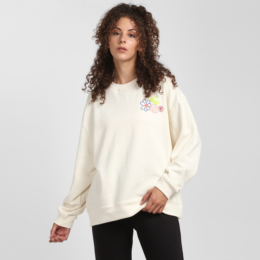 ADIDAS ORIGINALS Full Sleeve Printed Women Sweatshirt - Buy ADIDAS  ORIGINALS Full Sleeve Printed Women Sweatshirt Online at Best Prices in  India | Flipkart.com