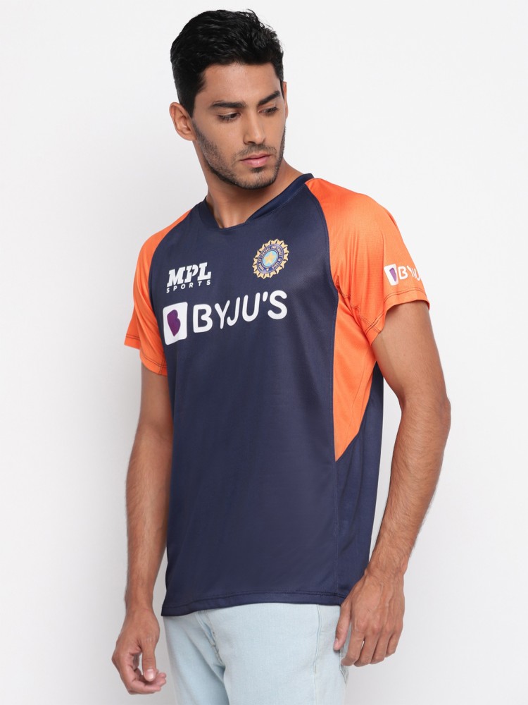 Mpl Sports India Cricket Jersey For Men (Navy, M)