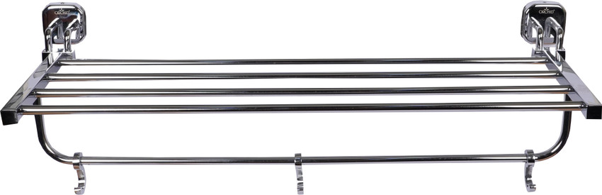 Orchid 304 Stainless Steel Anti Rust Corrosion Free Towel Rack Towel Shelf Towel Bar Towel Stand Bathroom Accessories Chrome Finish Steel Towel Holder Price in India Buy Orchid 304 Stainless Steel Ant...