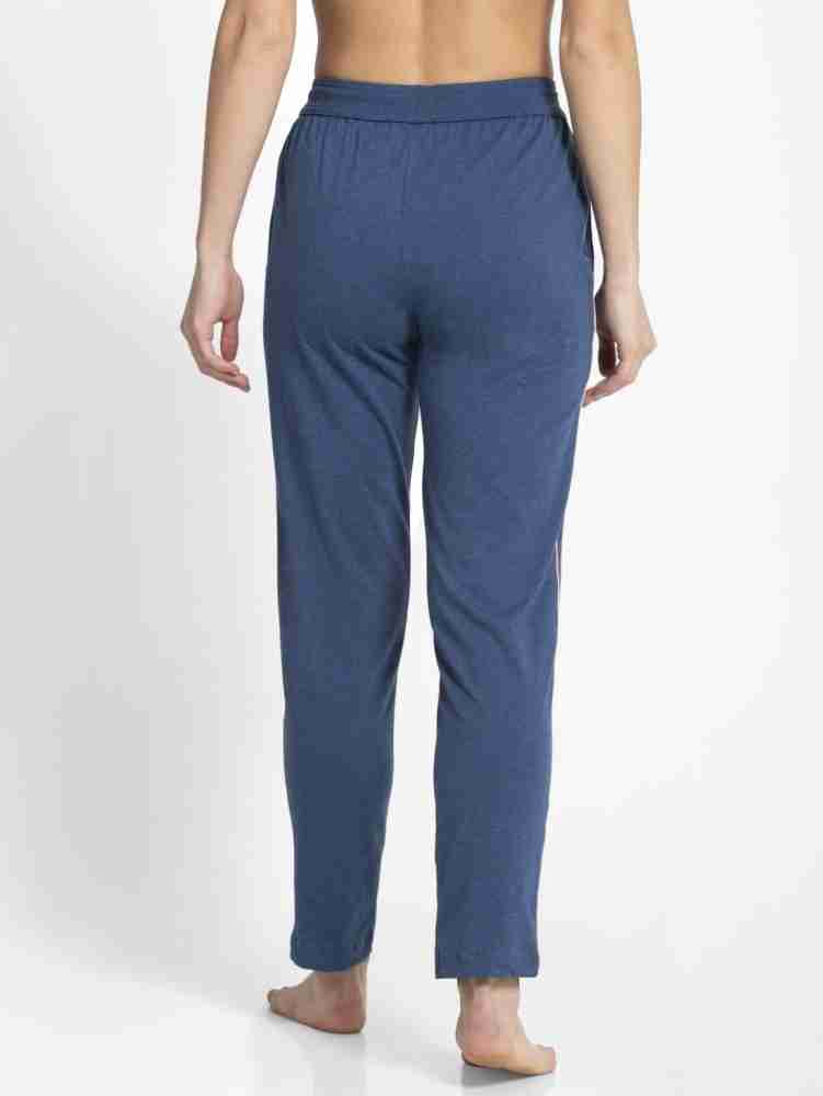 JOCKEY 1305 Solid Women Blue Track Pants - Buy JOCKEY 1305 Solid