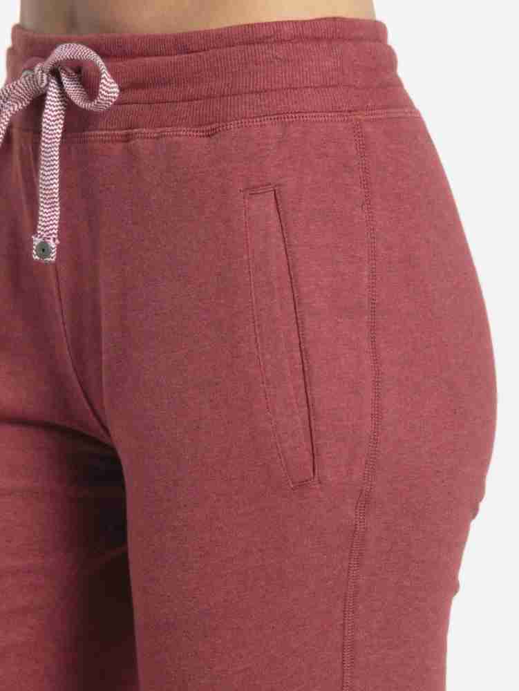 JOCKEY UL07 Solid Women Red Track Pants - Buy JOCKEY UL07 Solid