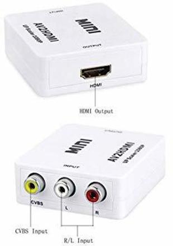ATIMUNA TV out Cable Mini RCA Composite CVBS AV to HDMI