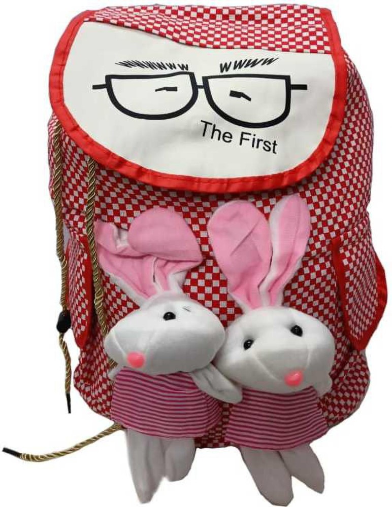 Naughty Bunny Stuffed Backpack