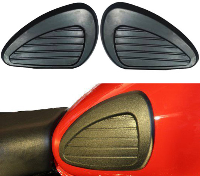 Ramanta Petrol Tank Rubber Knee Pads Sticker for Royal Enfield