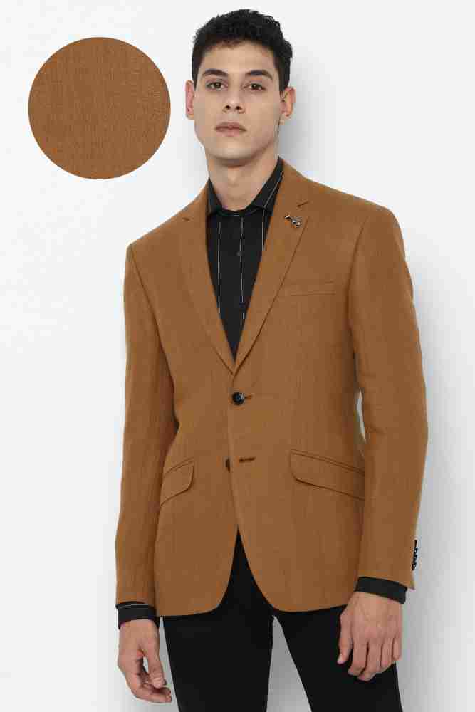 Camel color best sale blazer mens