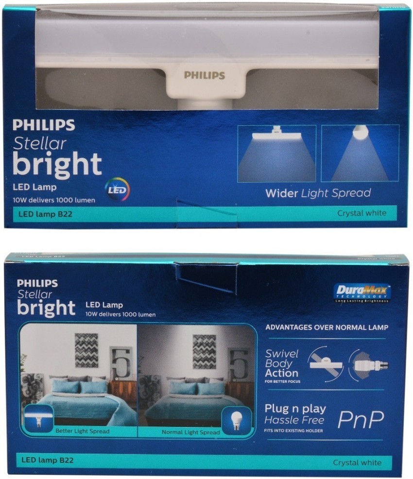 Philips Stellar Bright 20-Watt B22 LED Bulb (Cool Day Light/Crystal White),  Pack of 1