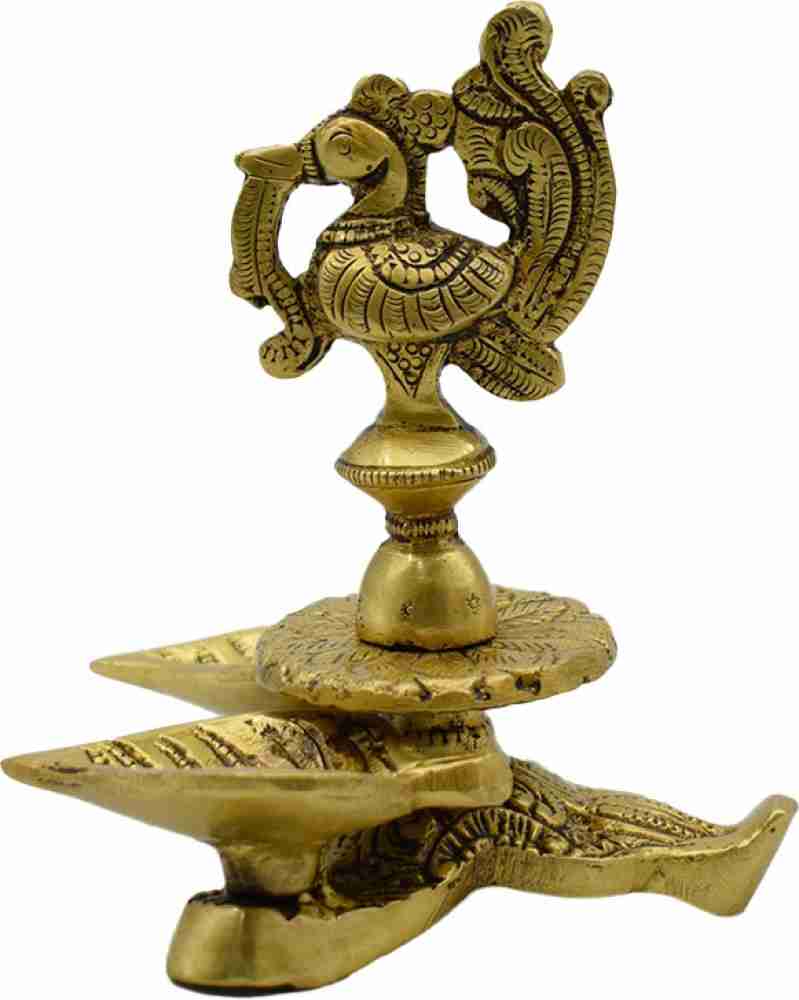 Puja N Pujari Brass Table Diya Price in India - Buy Puja N Pujari Brass  Table Diya online at