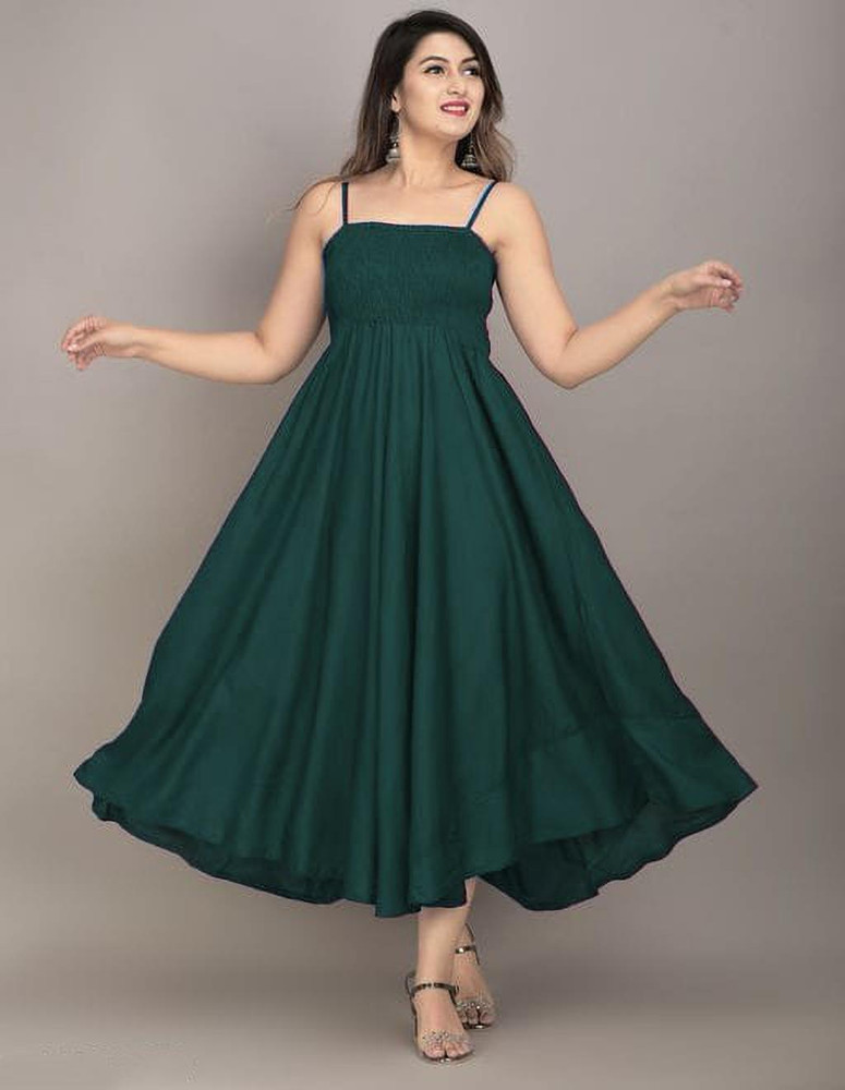 Green one piece dress deals