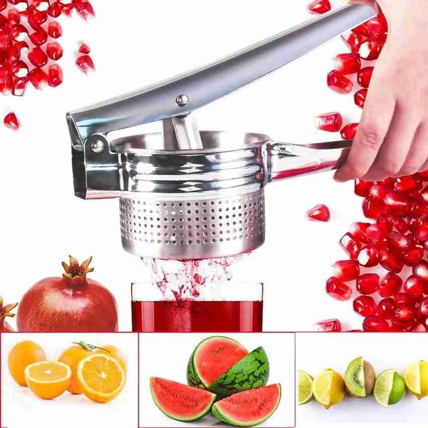 WinMe Steel Stainless Steel Fruit Vegetable Food Masher and Juicer Best for Orange Apple Watermelon Pomegranate Juice Squeezer Hand Juicer Price in India Buy WinMe Steel Stainless Steel Fruit