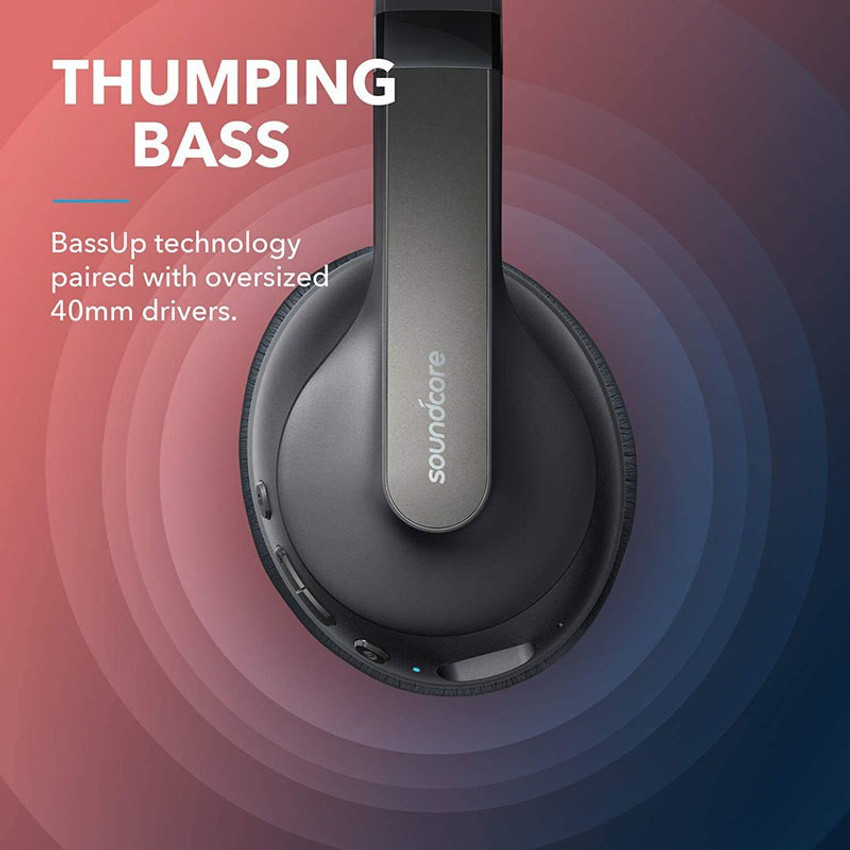 Soundcore by Anker Life Q10 with Fast Charging Bluetooth Headset