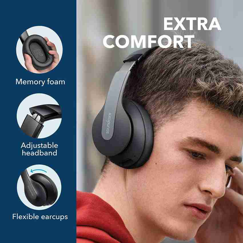 Soundcore by Anker Life Q10 with Fast Charging Bluetooth Headset