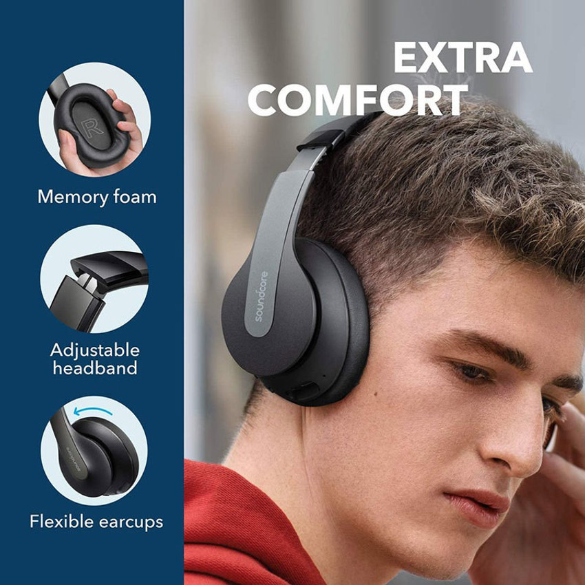 Soundcore by Anker Life Q10 with Fast Charging Bluetooth Headset